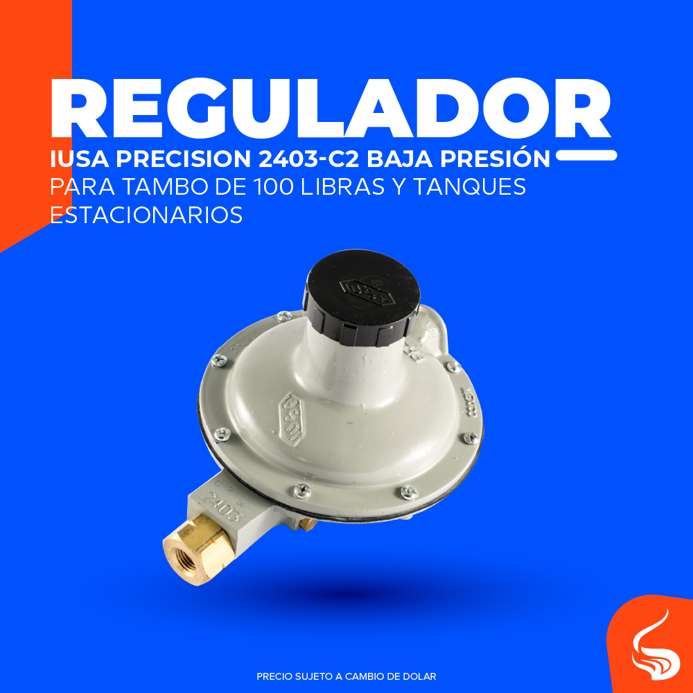 Regulador IUSA Precision 2403-C2 de Baja Presión