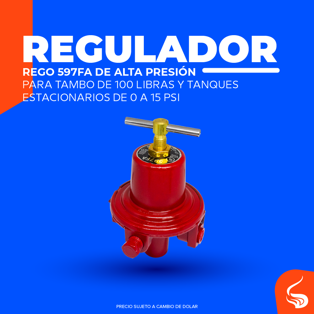 Regulador REGO 597FA de Alta Presión