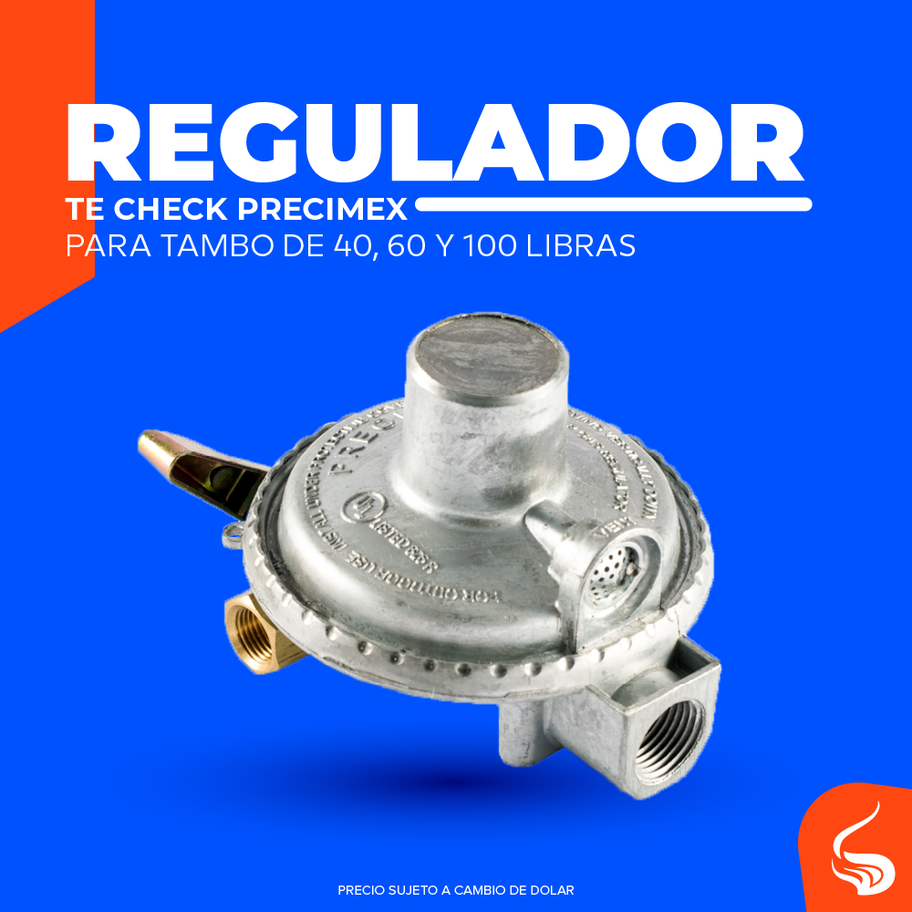 Regulador Te Check Precimex Baja Presión